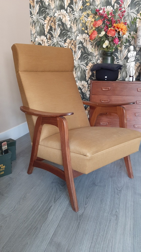 Image 1 of Fauteuil vintage jaune ocre