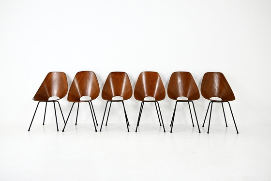 Image 1 of Chaises "Medea" par Vittorio Nobili pour Fratelli Tagliabue, 1950, ensemble de 6