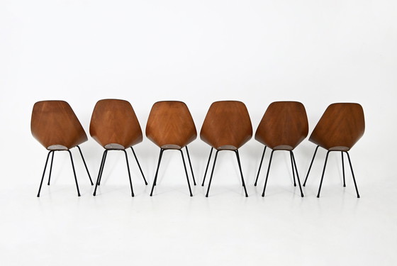 Image 1 of Chaises "Medea" par Vittorio Nobili pour Fratelli Tagliabue, 1950, ensemble de 6