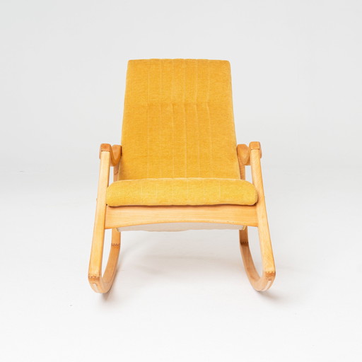 1X Chaise à bascule tchèque par Ton 1960S