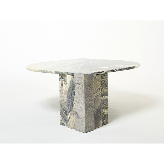 Image 1 of Table basse vintage en marbre sicilien, France 1970