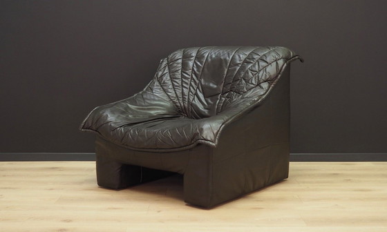 Image 1 of Fauteuil en cuir, design allemand, années 1960, fabricant : Viva