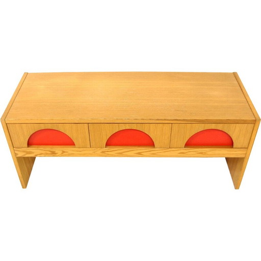 Commode scandinave vintage en pin, Suède 1960