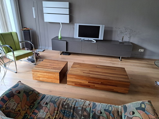 2x Linteloo Tables basses par Henk Vos