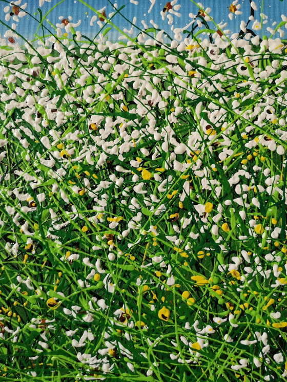 Image 1 of Giovanni Daurea - Floreale (peinture unique)