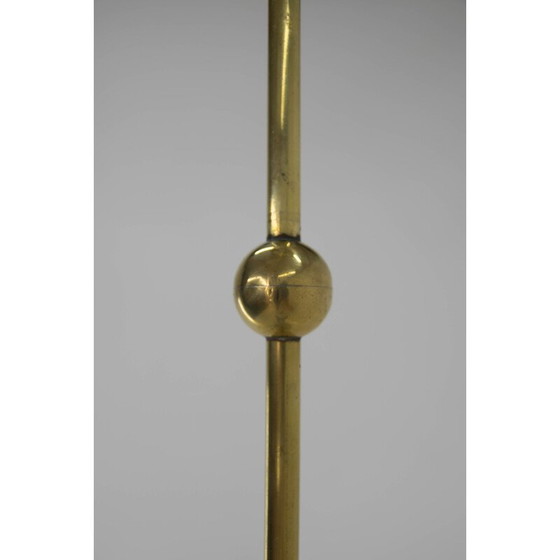 Image 1 of Lampe suspendue Art Déco en laiton et verre, années 1930