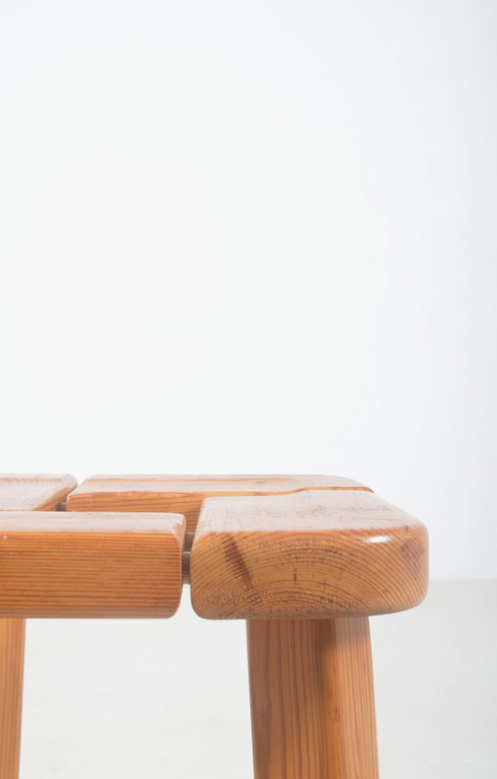 Image 1 of Tabouret finlandais en bois par Finnsauna Lagerholm, 1950s
