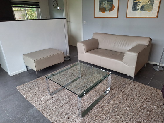 Image 1 of Table basse Rolf Benz avec verre transparent