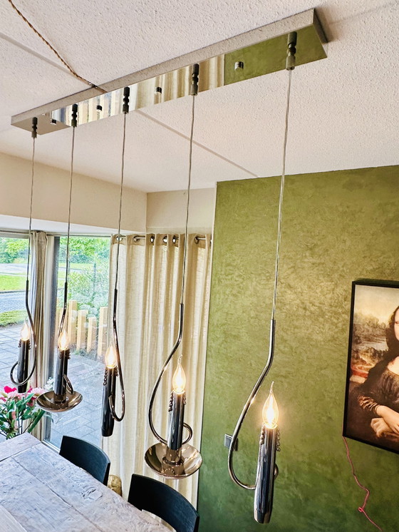 Image 1 of Designer néerlandais Dripping Floating Candles Suspension Lamp 112 cm