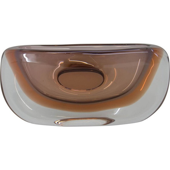 Image 1 of Vase vintage en verre d'art par Jaroslav Svoboda, Tchèque 1980