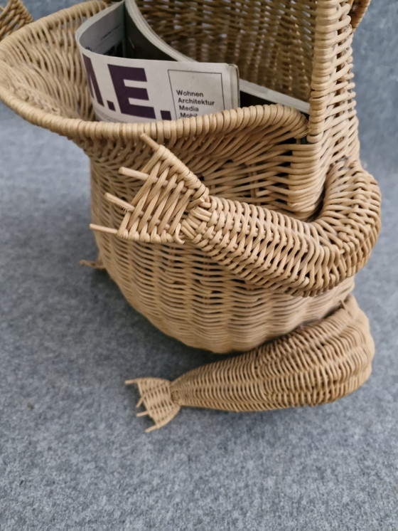 Image 1 of Porte-revues Danish Design 60Er 70Er Vintage Retro 60S Newspaper Rack