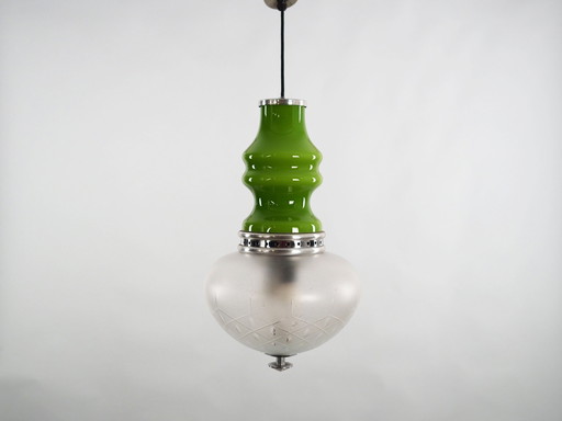 Lampe suspendue, Design italien, 1970S, Production : Mazzega