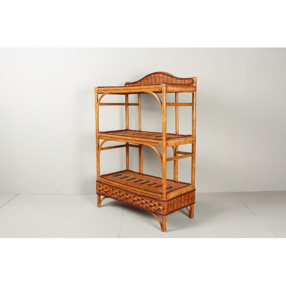 Image 1 of Porte-chaussures vintage en roseau, Allemagne 1950