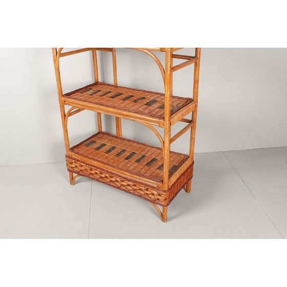 Image 1 of Porte-chaussures vintage en roseau, Allemagne 1950