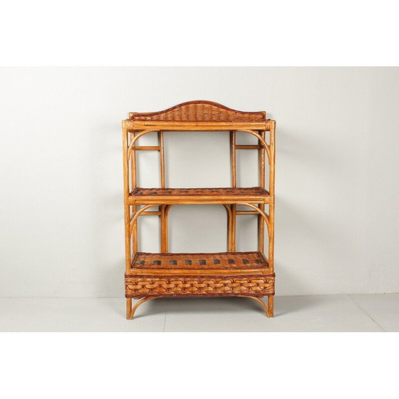 Image 1 of Porte-chaussures vintage en roseau, Allemagne 1950