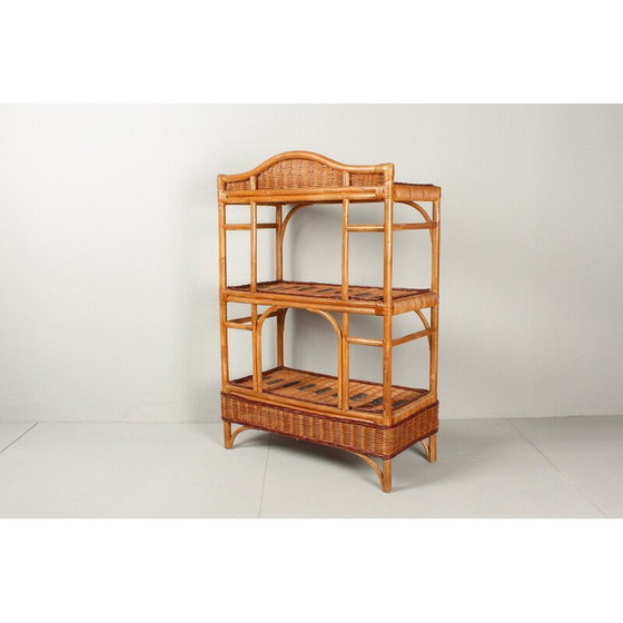 Image 1 of Porte-chaussures vintage en roseau, Allemagne 1950