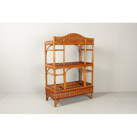 Image 1 of Porte-chaussures vintage en roseau, Allemagne 1950