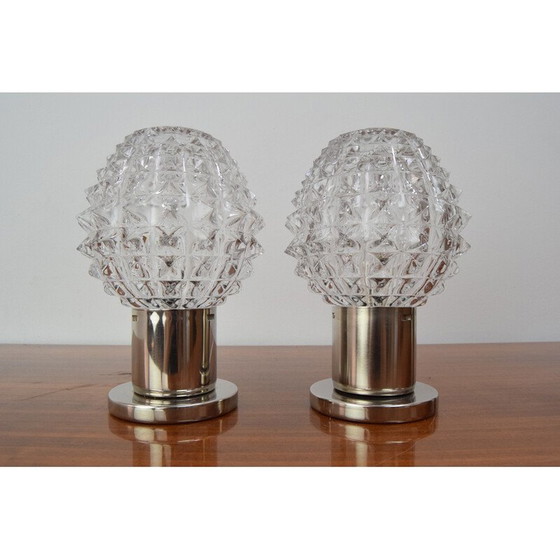 Image 1 of Paire de lampes de table du milieu du siècle par Kamenicky Senov, Tchécoslovaquie années 1960