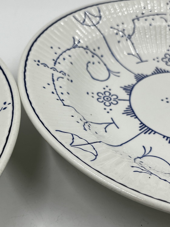 Image 1 of Lot De 4 Assiettes Plates Boch Copenhague