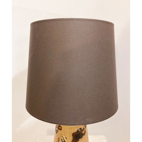 Image 1 of Lampe de table vintage en céramique de Roger Guérin, Belgique