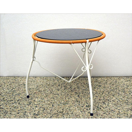 Image 1 of Ensemble de jardin vintage en métal peint, 1960