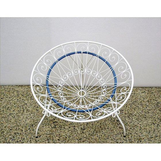 Image 1 of Ensemble de jardin vintage en métal peint, 1960