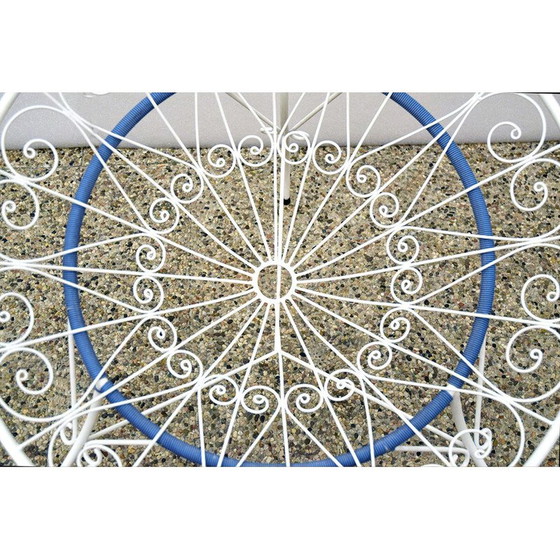 Image 1 of Ensemble de jardin vintage en métal peint, 1960