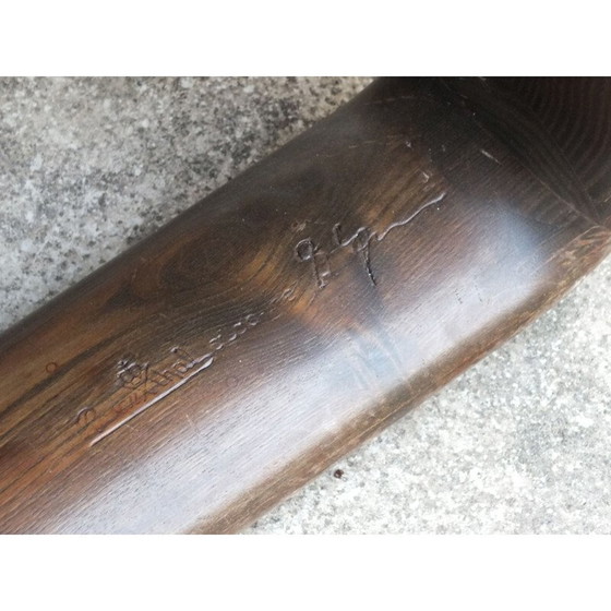 Image 1 of Ensemble de canapés vintage en cuir et bois de Rosenthal par Burkhard Vogtherr, 1974