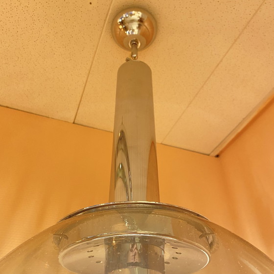 Image 1 of 1970 Itilian Chrome Bulb Lamp