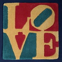 Robert Indiana : "Summer Love". Tapis.