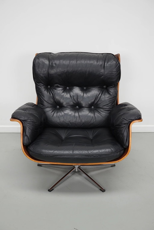 Fauteuil / chaise longue vintage par Martin Stoll pour Giroflex, Allemagne, années 1960