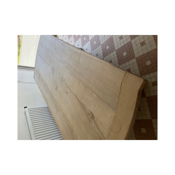 Image 1 of Table de monastère vintage en chêne brut