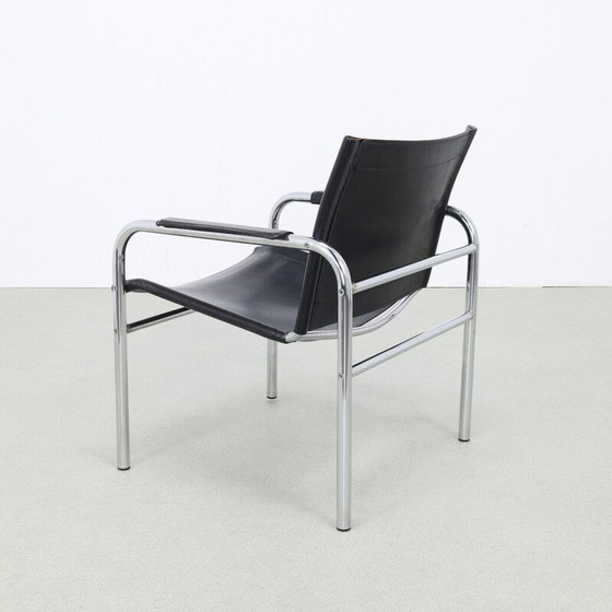 Image 1 of Fauteuil vintage en cuir "Klinte" par Tord Björklund pour Ikea, 1980