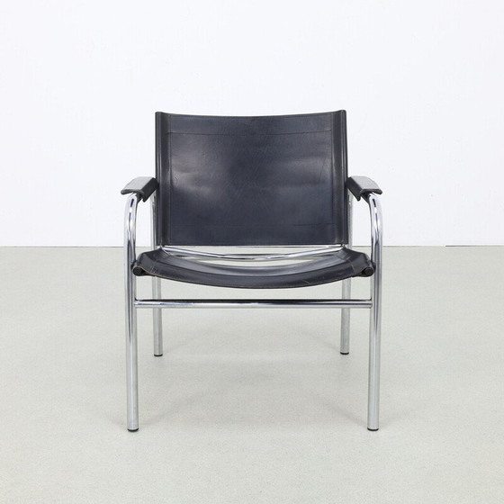 Image 1 of Fauteuil vintage en cuir "Klinte" par Tord Björklund pour Ikea, 1980