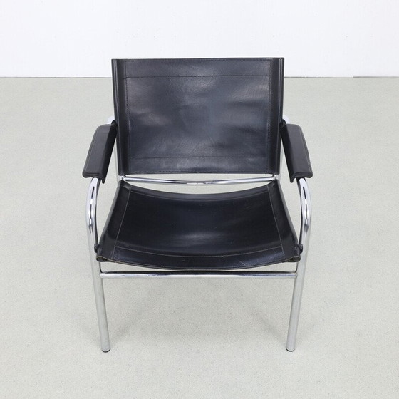 Image 1 of Fauteuil vintage en cuir "Klinte" par Tord Björklund pour Ikea, 1980