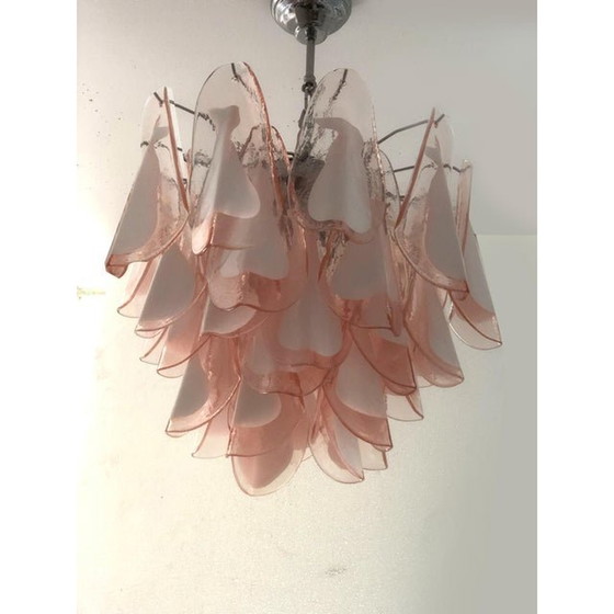 Image 1 of Lustre vintage rose et blanc