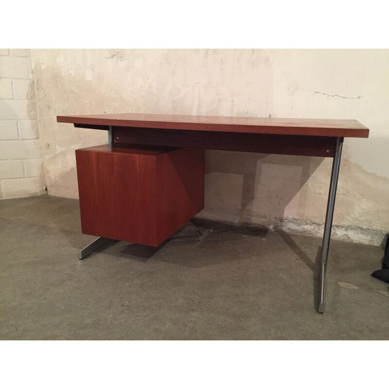 Image 1 of Bureau vintage chromé par Cees Braakman pour Pastoe, 1960