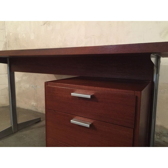 Image 1 of Bureau vintage chromé par Cees Braakman pour Pastoe, 1960