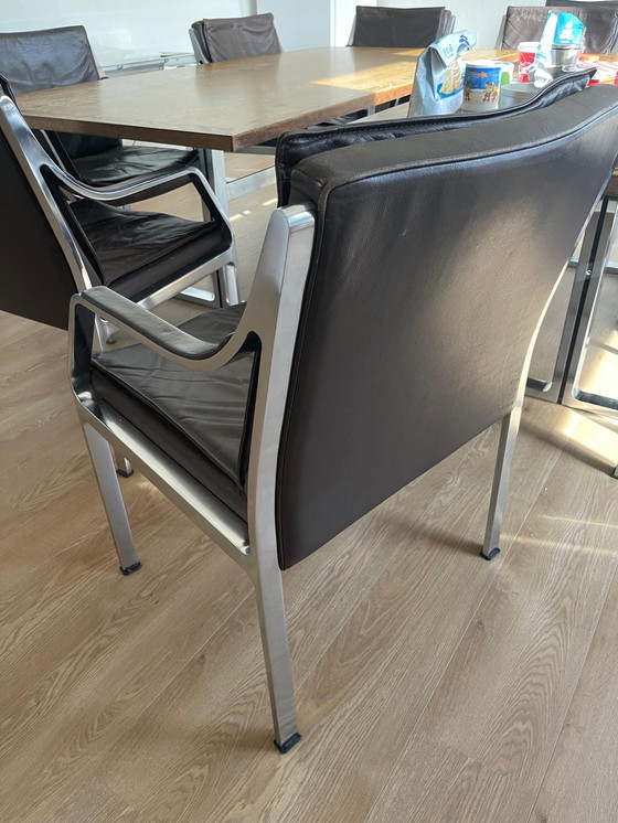 Image 1 of 10 Chaise longue en cuir Walter Knoll
