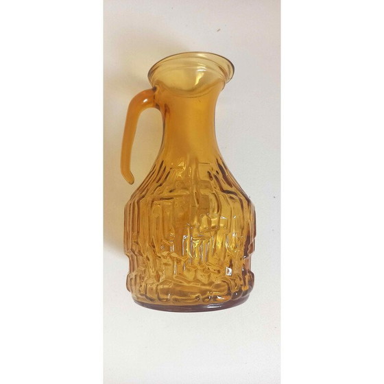 Image 1 of Service de verres orange vintage, Italie 1970