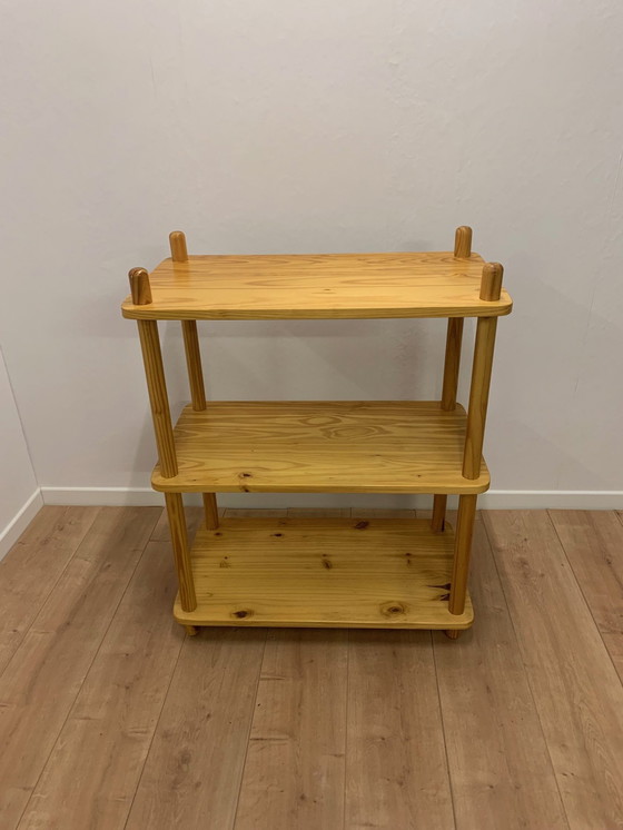 Image 1 of Etagère vintage en pin dans le style de Willem Lutjens