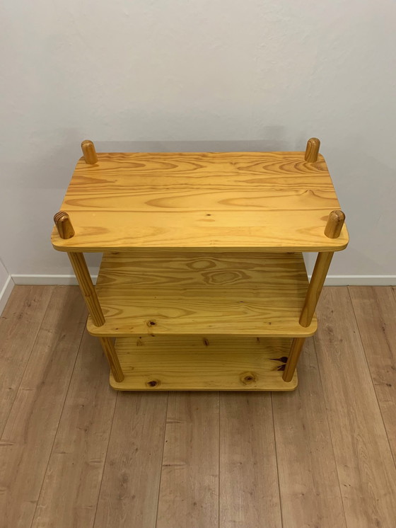 Image 1 of Etagère vintage en pin dans le style de Willem Lutjens