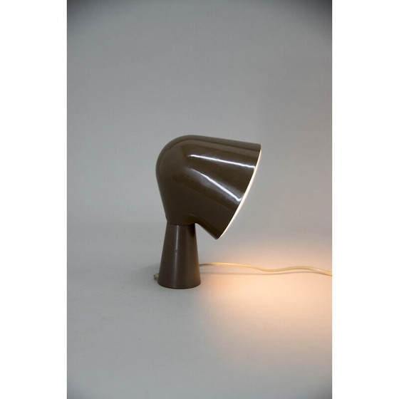 Image 1 of Lampe de table vintage Foscarini Binic en marron par Lonna Vautrin