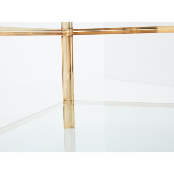 Image 1 of Table basse vintage en bronze massif par Jacques Théophile Lepelletier pour Broncz, 1960