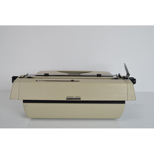 Machine à écrire du milieu du siècle, Tchécoslovaquie, années 1980