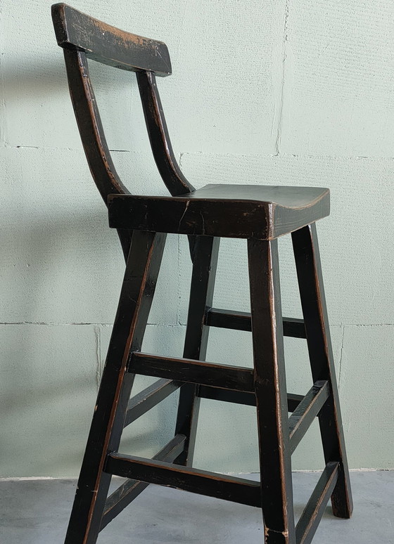 Image 1 of Tabouret au look vintage (Dutch Design)
