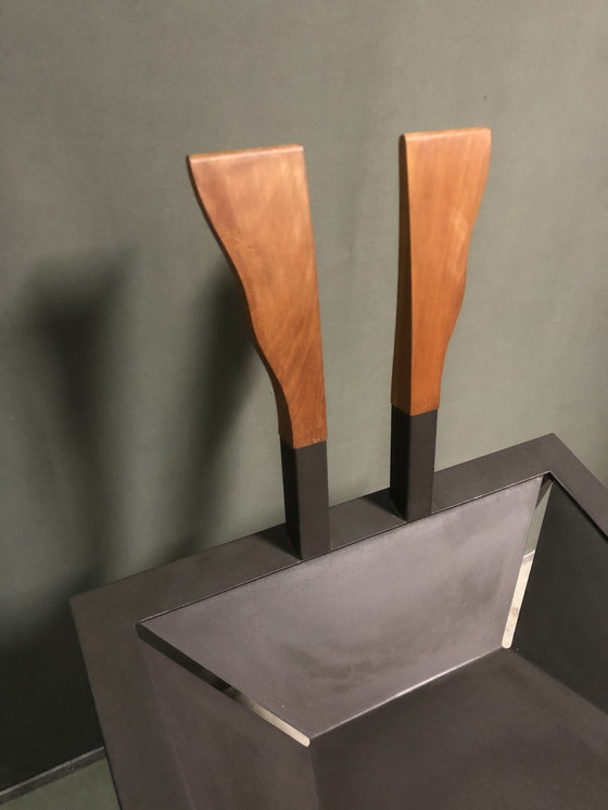 Image 1 of Rare chaise d'appoint Stanislav Kutac, années 1980