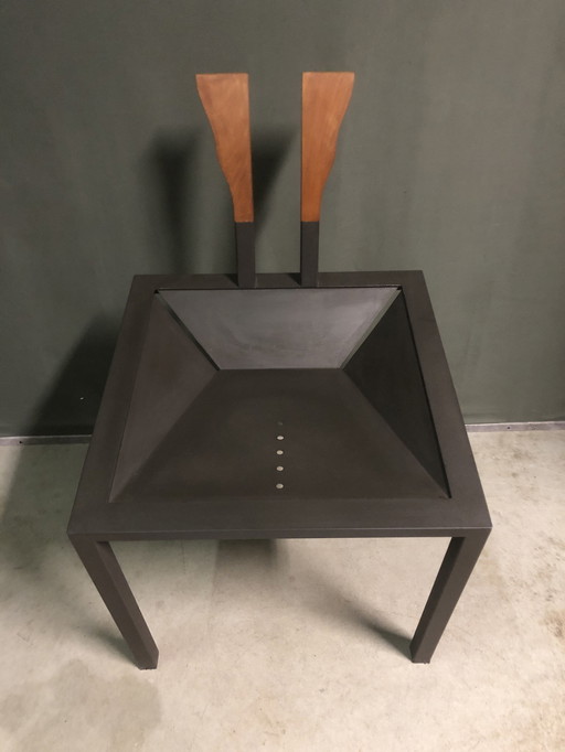 Rare chaise d'appoint Stanislav Kutac, années 1980