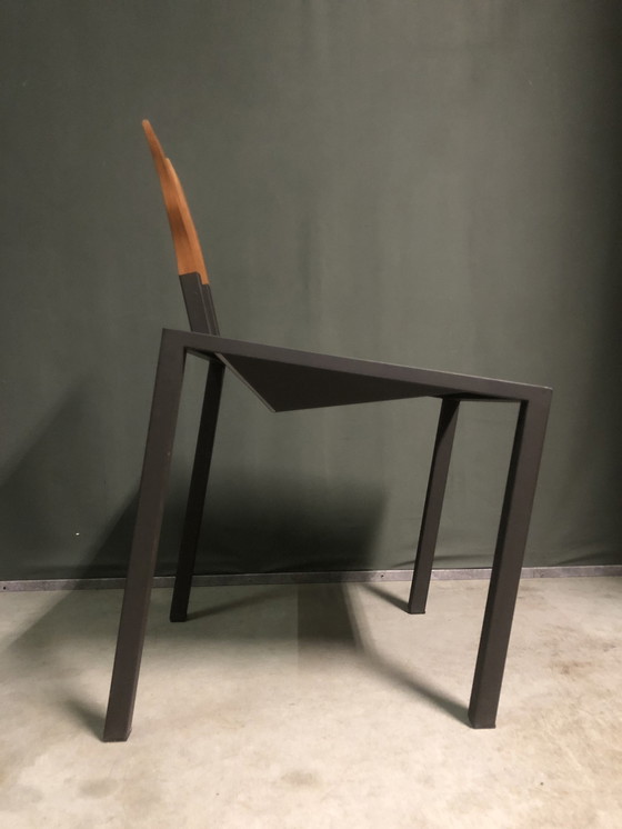Image 1 of Rare chaise d'appoint Stanislav Kutac, années 1980