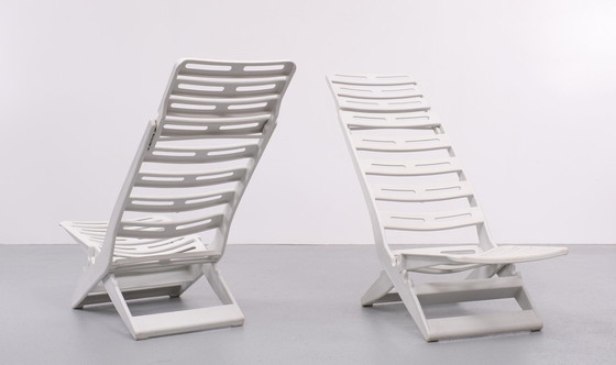 Image 1 of Chaises pliantes Fanini Fain Ascoli Piceno Maratea 1970 Italie